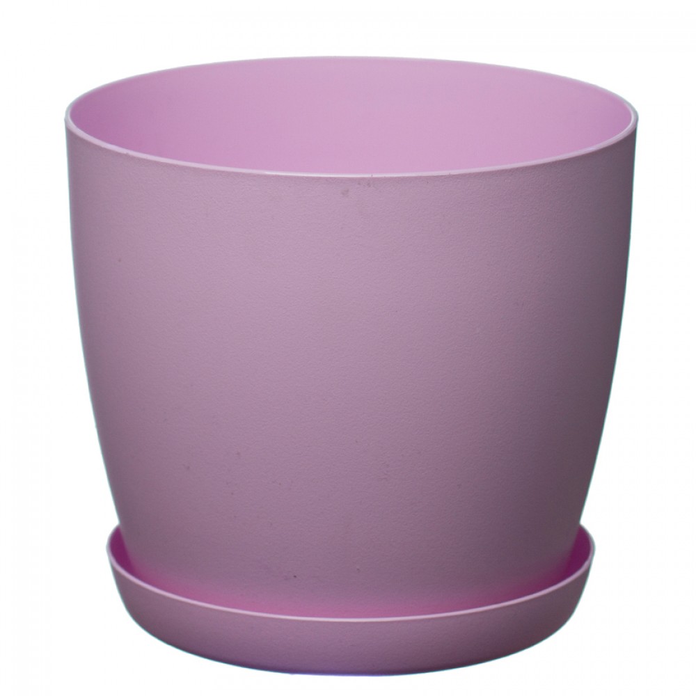 Pink Pastel Aga Mat Flower Pots with saucer tray